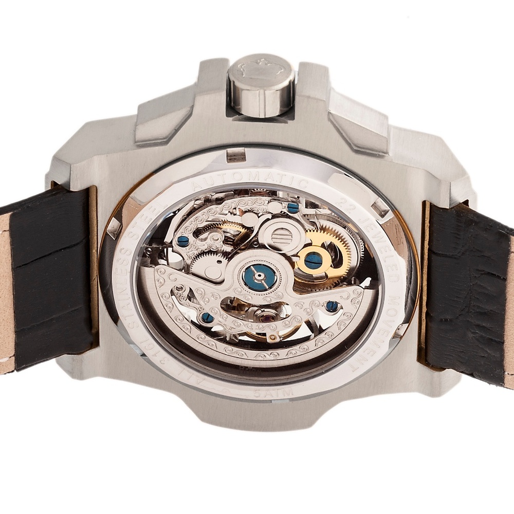 NWT Automatic Skeleton Dial Men's Watch - Picture 3 of 8